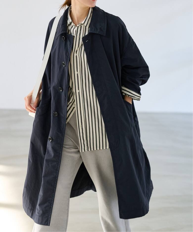 タスランウェザーバルカラーコート（ステンカラーコート）｜FRAMeWORK  