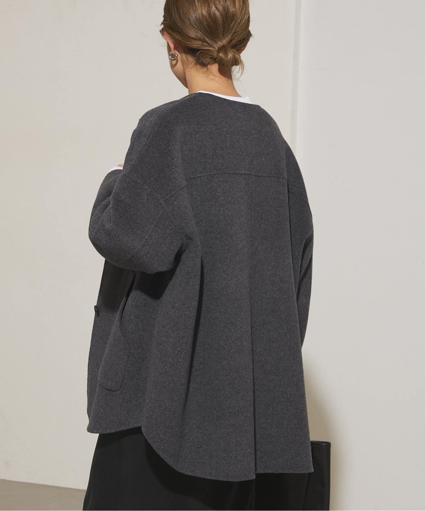 ≪追加≫ハミルトンリバークルーネックコート2（ノーカラーコート