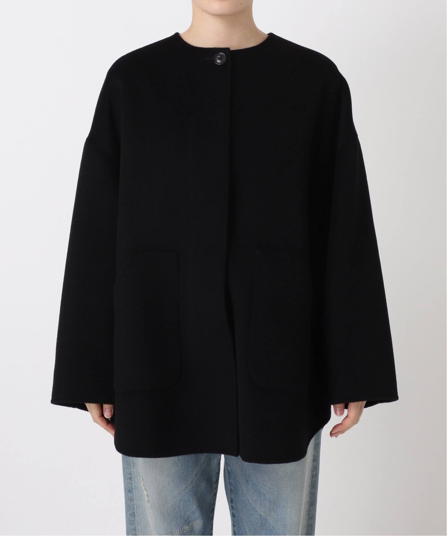 ≪追加≫ハミルトンリバークルーネックコート2（ノーカラーコート