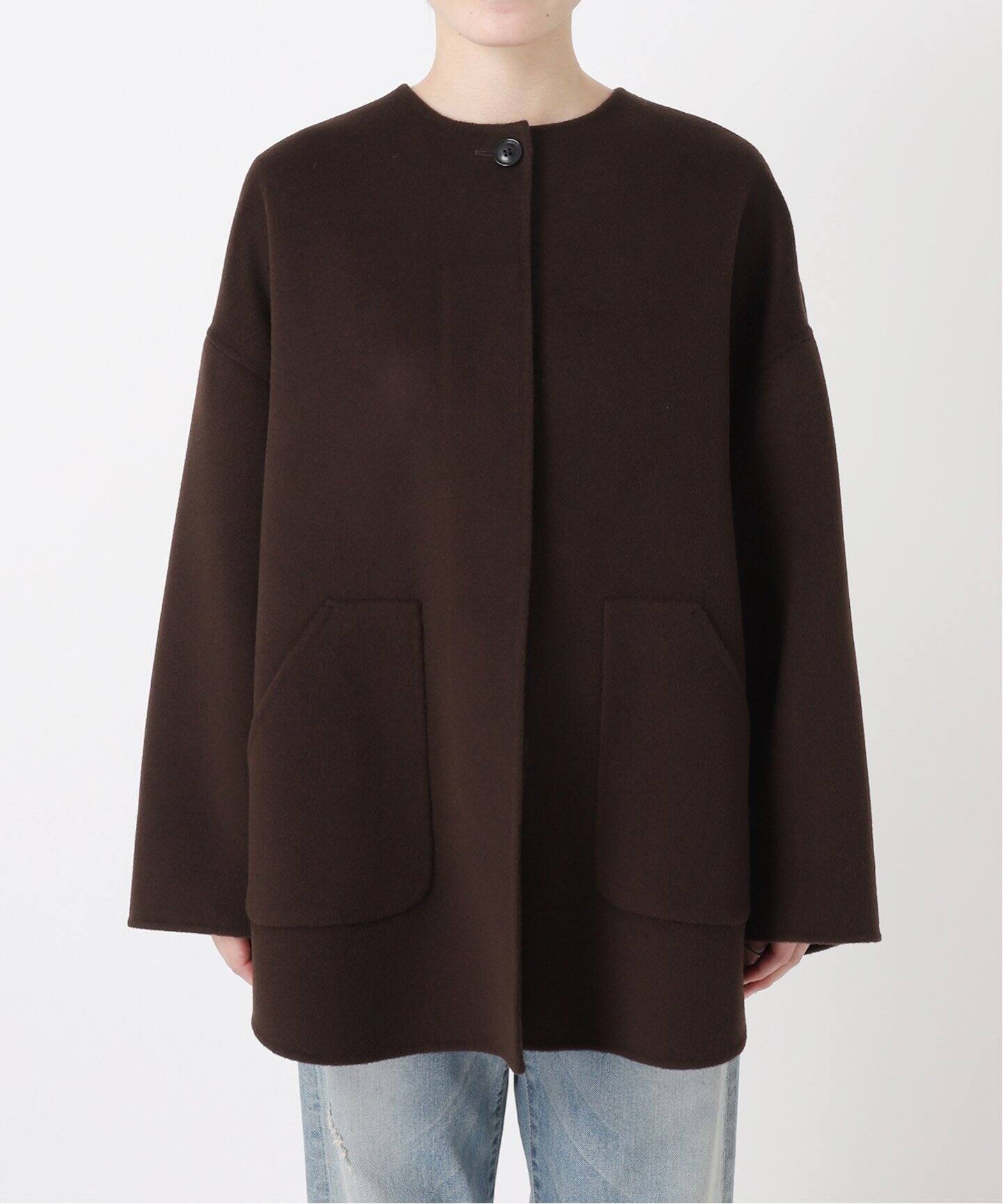 ≪追加≫ハミルトンリバークルーネックコート2（ノーカラーコート 