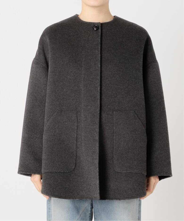 ≪追加≫ハミルトンリバークルーネックコート3（ノーカラーコート 