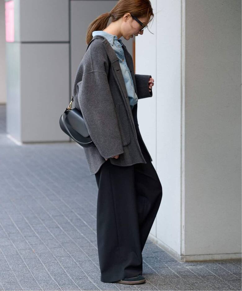 ≪追加≫ハミルトンリバークルーネックコート4（ノーカラーコート 