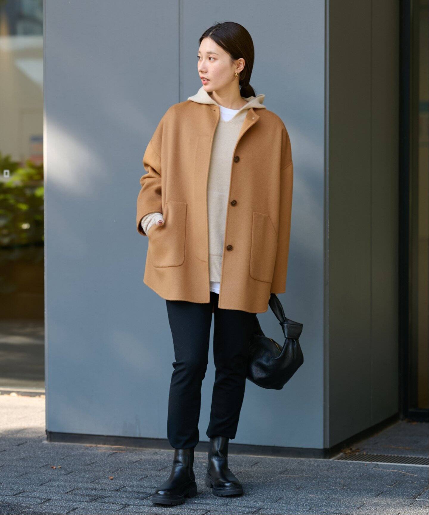 ≪追加≫ハミルトンリバークルーネックコート5（ノーカラーコート 