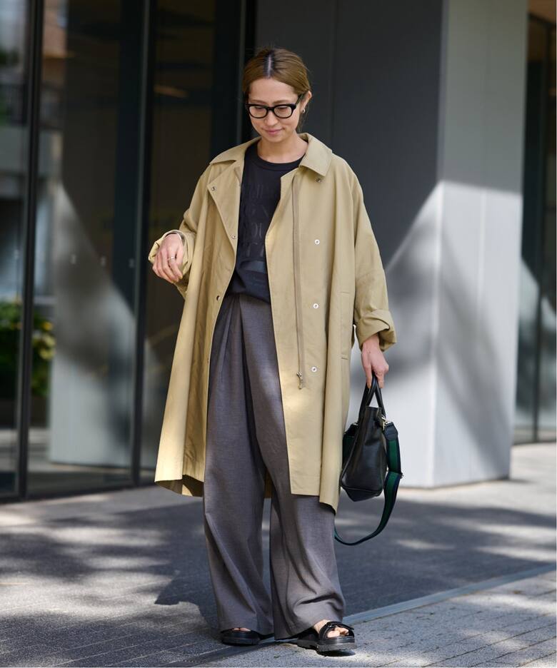 ≪追加≫撥水ポンチョトレンチコート（ポンチョ・マント）｜FRAMeWORK  