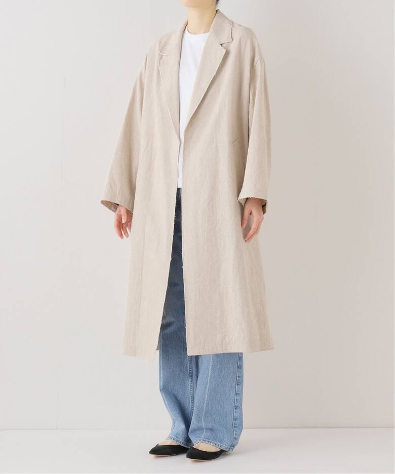 綿麻プレーンコート（その他ブルゾン／アウター）｜FRAMeWORK  