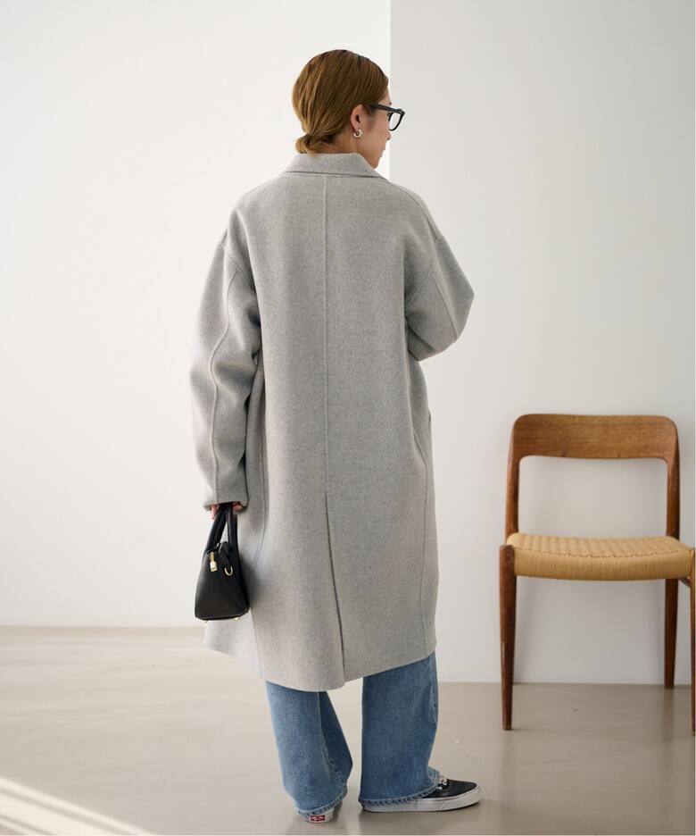 ≪追加≫SUPER160sダブルブレストコート（チェスターコート  