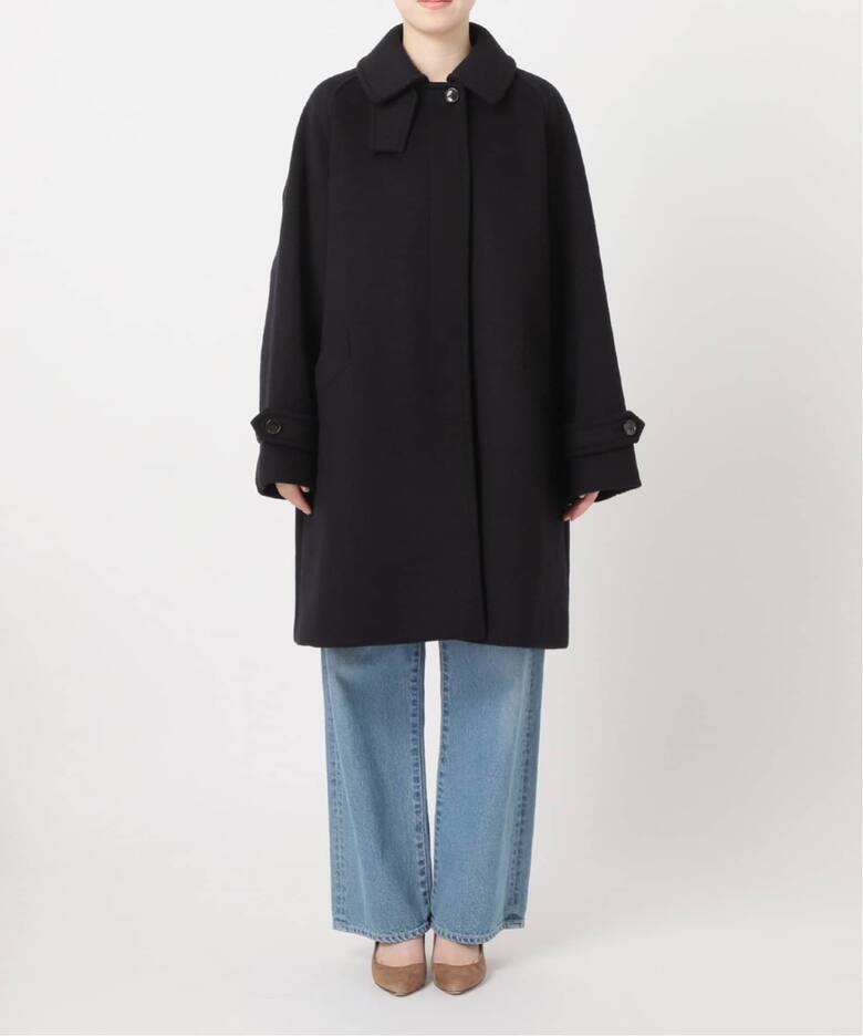 ≪追加≫ラムウールMIXシャルムバルカラーコート（ステンカラーコート  