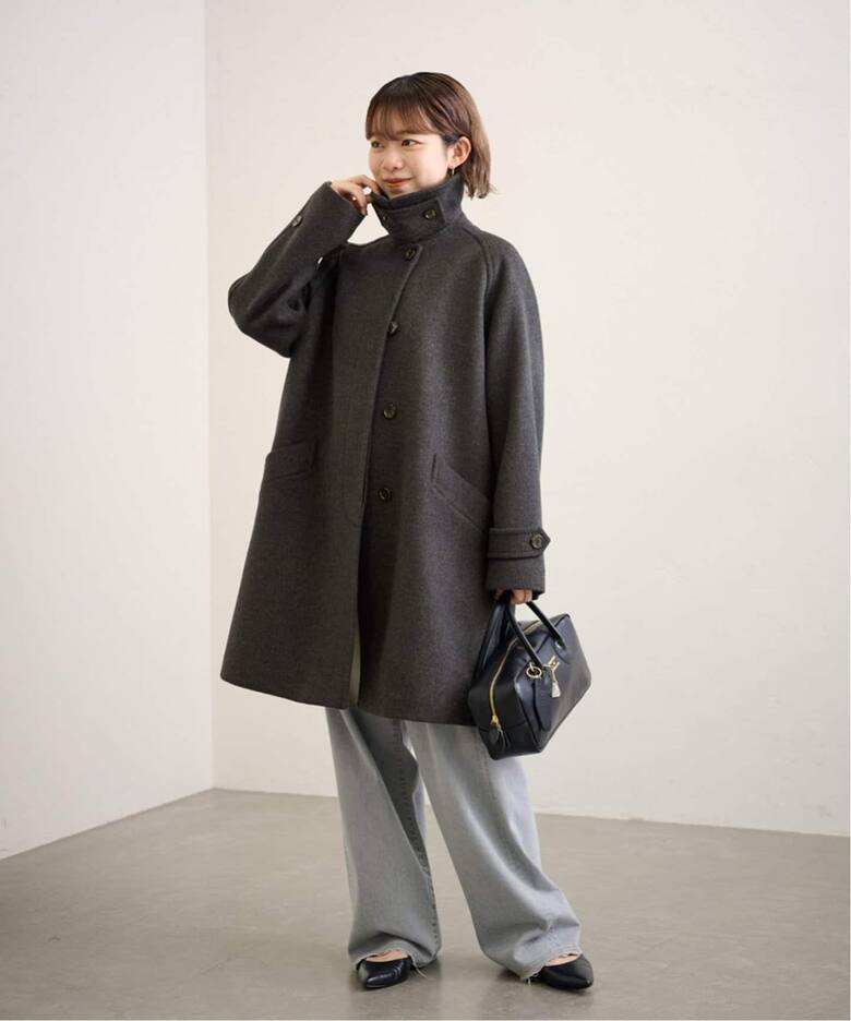 ≪追加≫ラムウールMIXシャルムバルカラーコート3（ステンカラーコート  