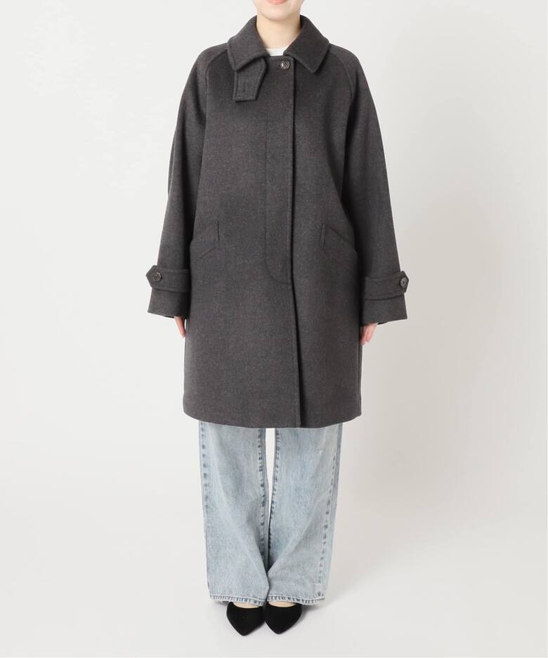 ≪追加≫ラムウールMIXシャルムバルカラーコート3（ステンカラーコート 