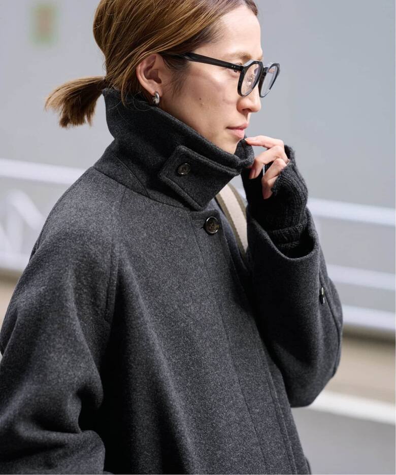 ≪追加≫ラムウールMIXシャルムバルカラーコート3（ステンカラーコート  