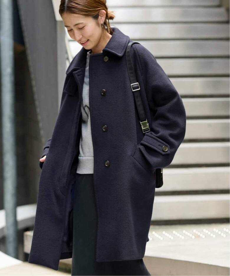 ≪追加≫ラムウールMIXシャルムバルカラーコート3（ステンカラーコート 