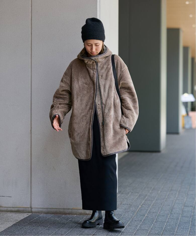 フレームワーク ボア 2WAY ZIPUPコート（フェイクムートン×ボア  