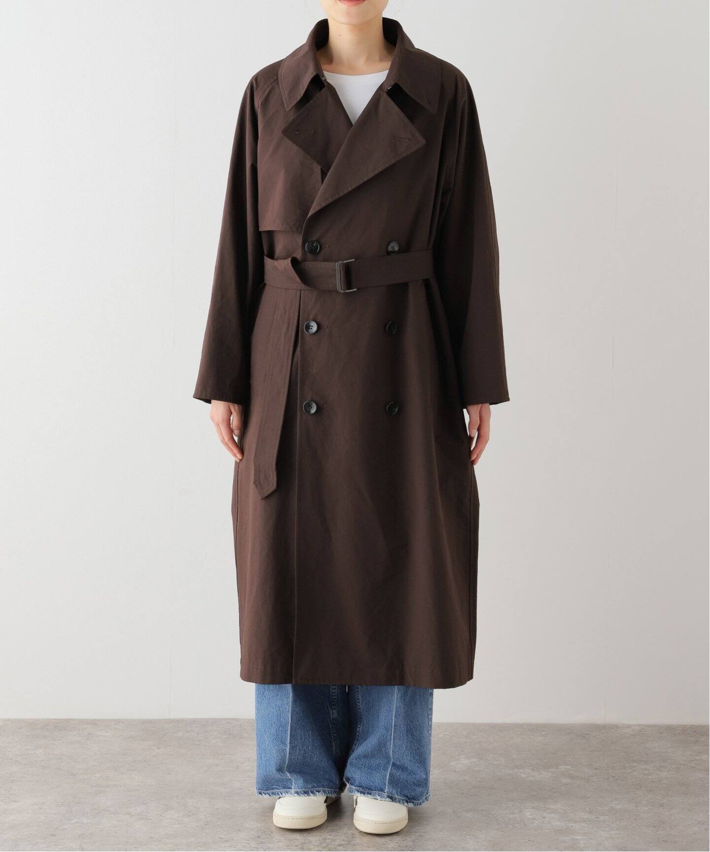 ハッスイピーチマキシトレンチコート（トレンチコート）｜FRAMeWORK  
