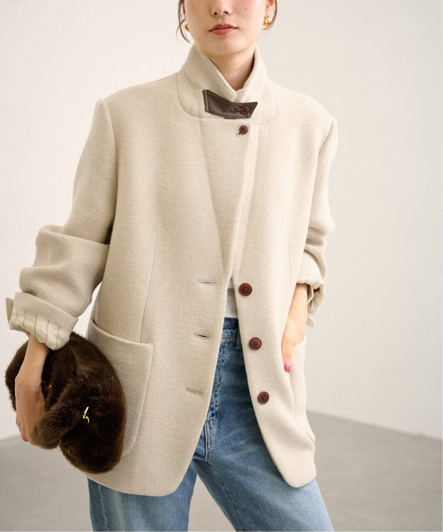 ツイードジャケットコート（その他ブルゾン／アウター）｜FRAMeWORK  