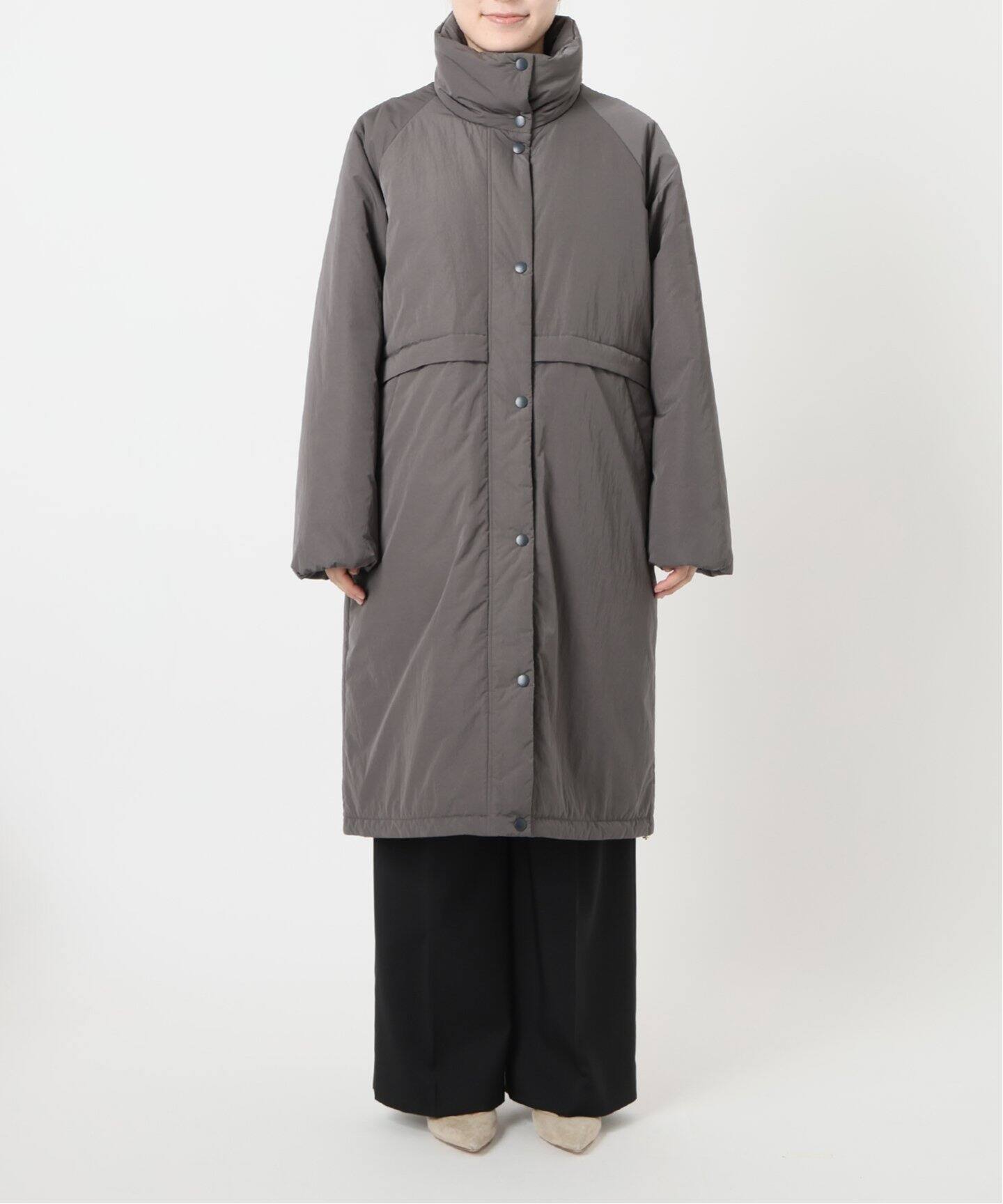 エアリーパッファーロングコート（中綿・キルティング）｜NOBLE