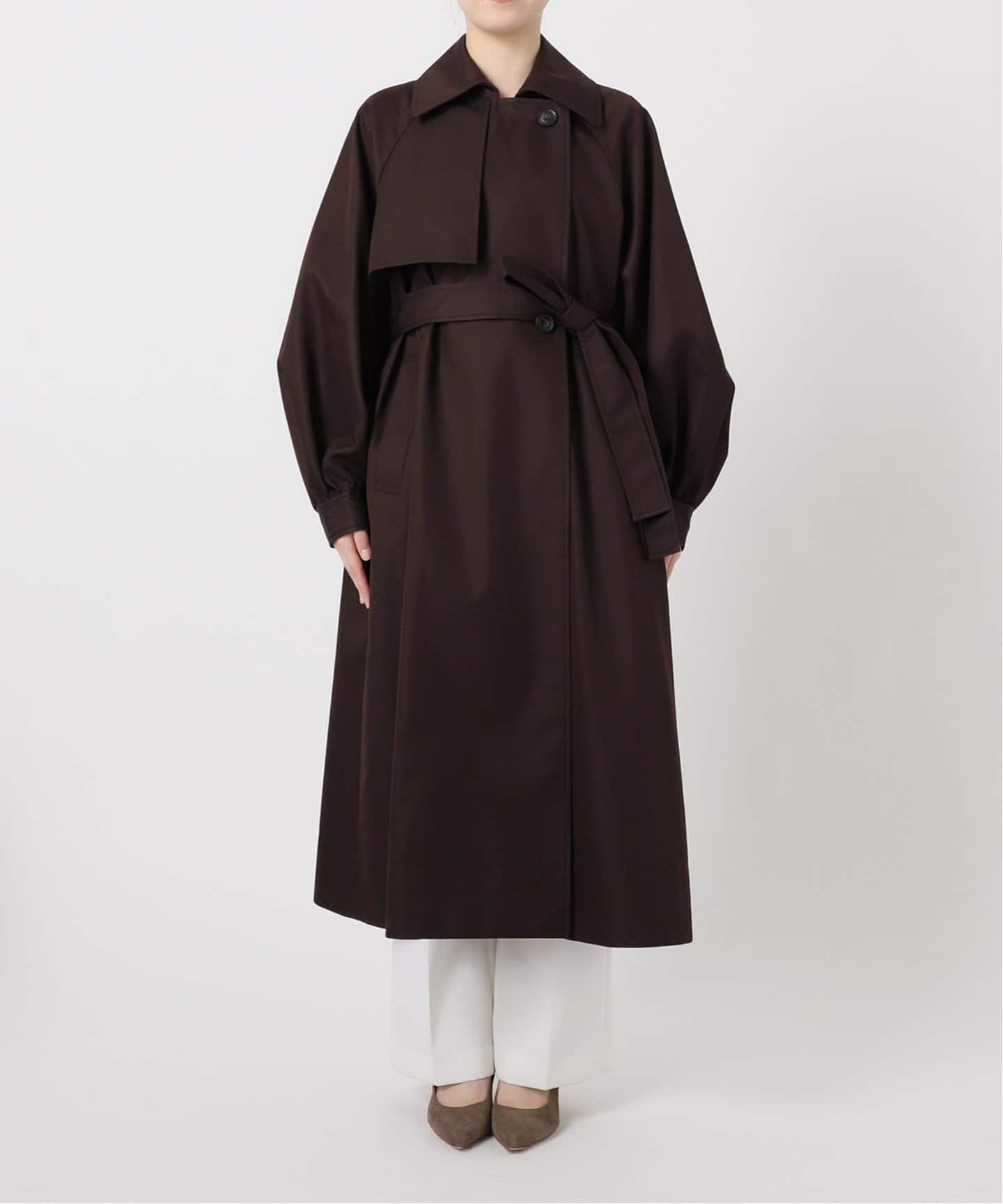 追加》グロウツイルボリューミードレスコート 2（トレンチコート