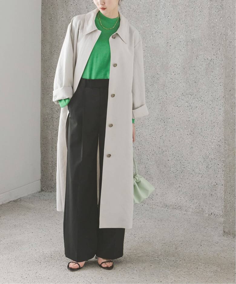 ライトフルクロススタンドカラーロングコート（その他ブルゾン 