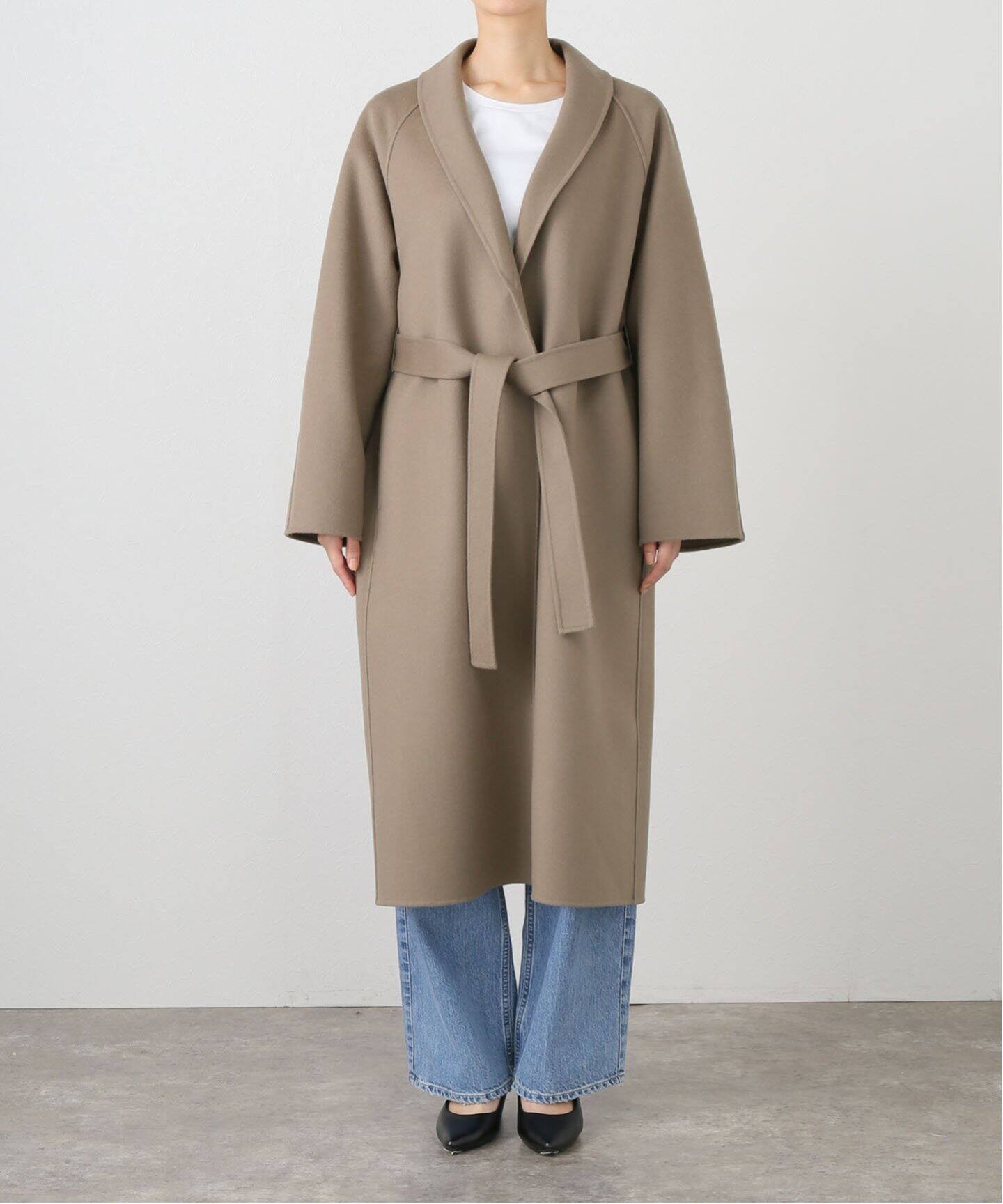 language ウールコート ほぼ未使用 美品 エレガント ルミネ （2021AW  