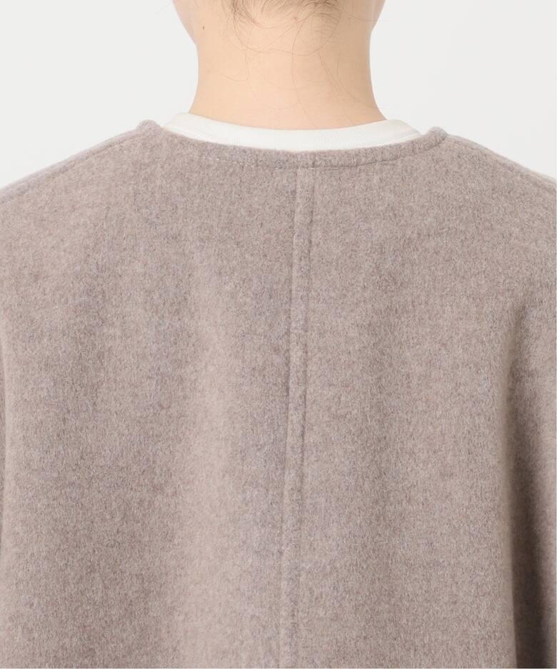 MTRショートケープブルゾン（ノーカラーコート）｜NOBLE（ノーブル）の  