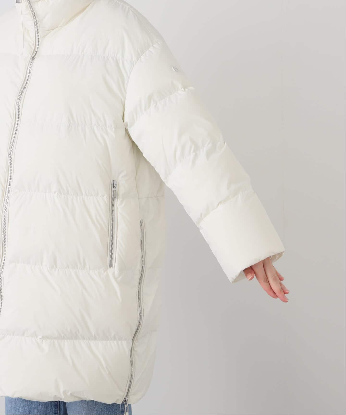 DUNO デュノ KELLA ダウンコート ダウンジャケット ホワイト DUNO（デュノ） ダウンコート ダウンジャケット 「WEB・一部店舗限定