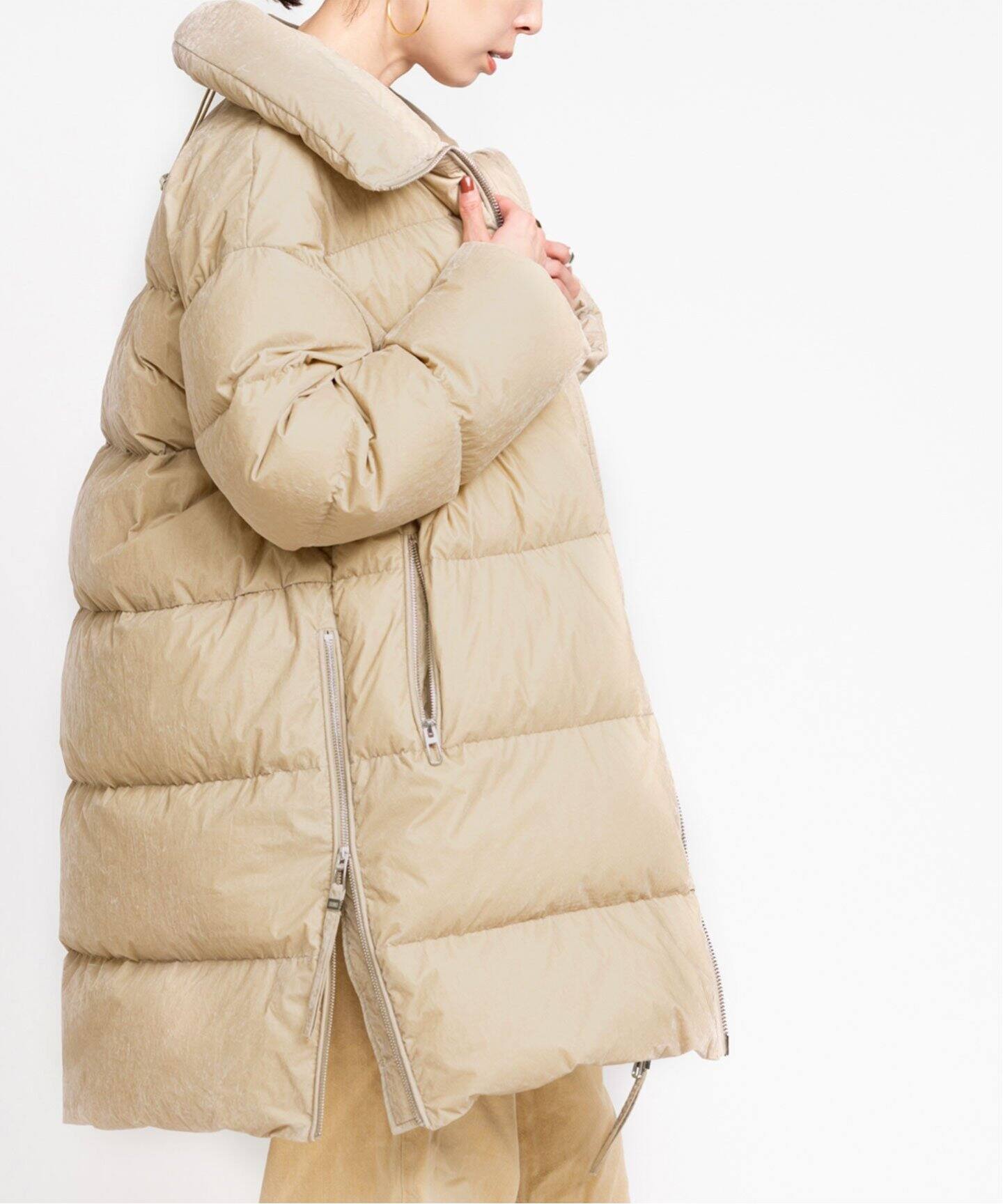 一部店舗・WEB限定》DUNO/デュノ SHIVA(ベージュ)（ダウンジャケット  