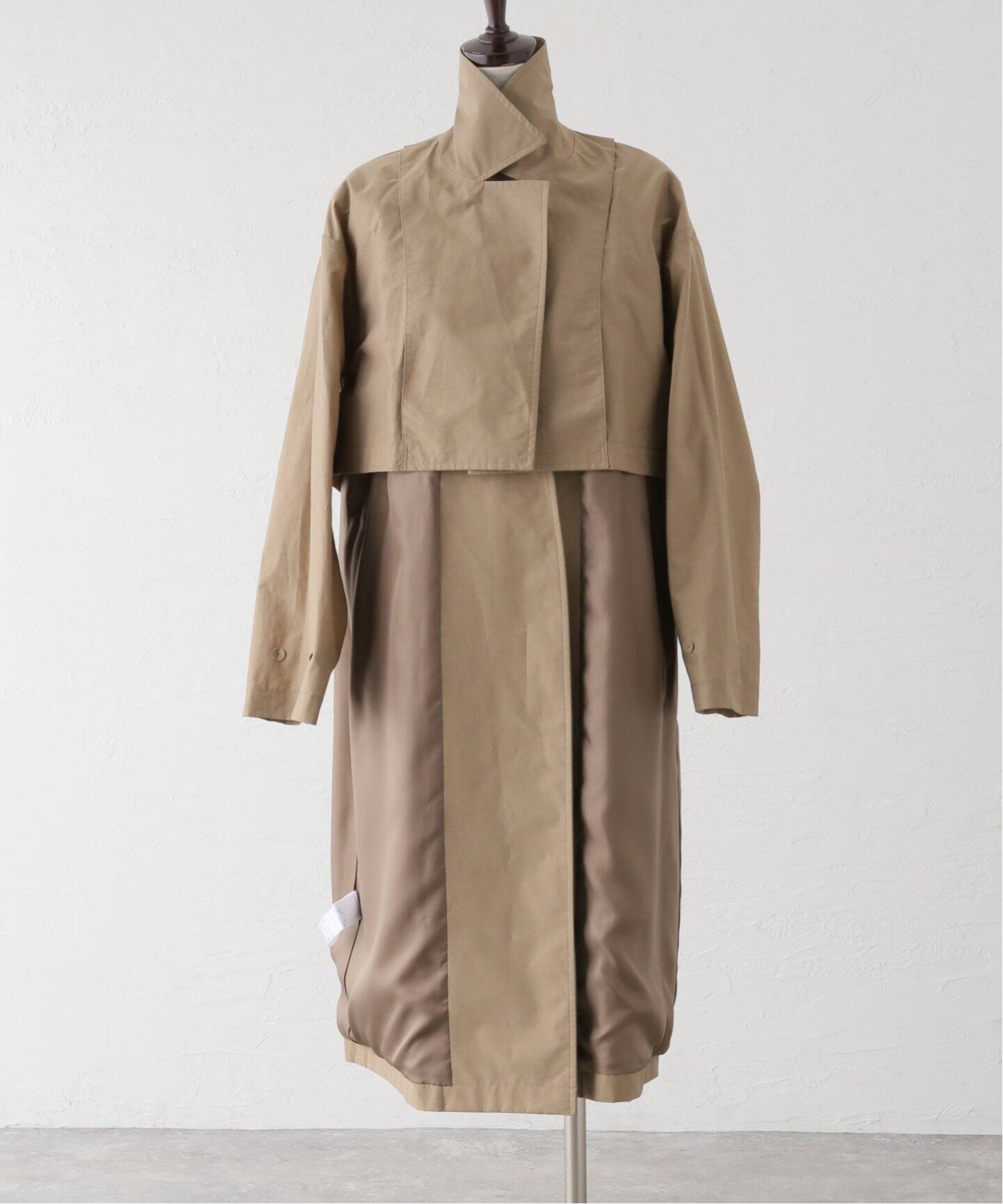 YLEVE ナイロンコットンリネンタフタコート（トレンチコート）｜NOBLE  