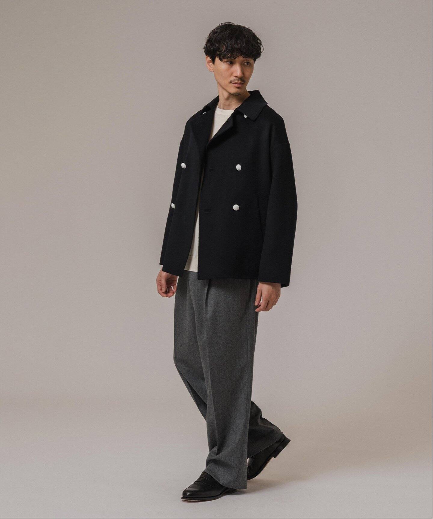 CALMER(カルメール) 別注 ハミルトンリバーPコート（ピーコート 