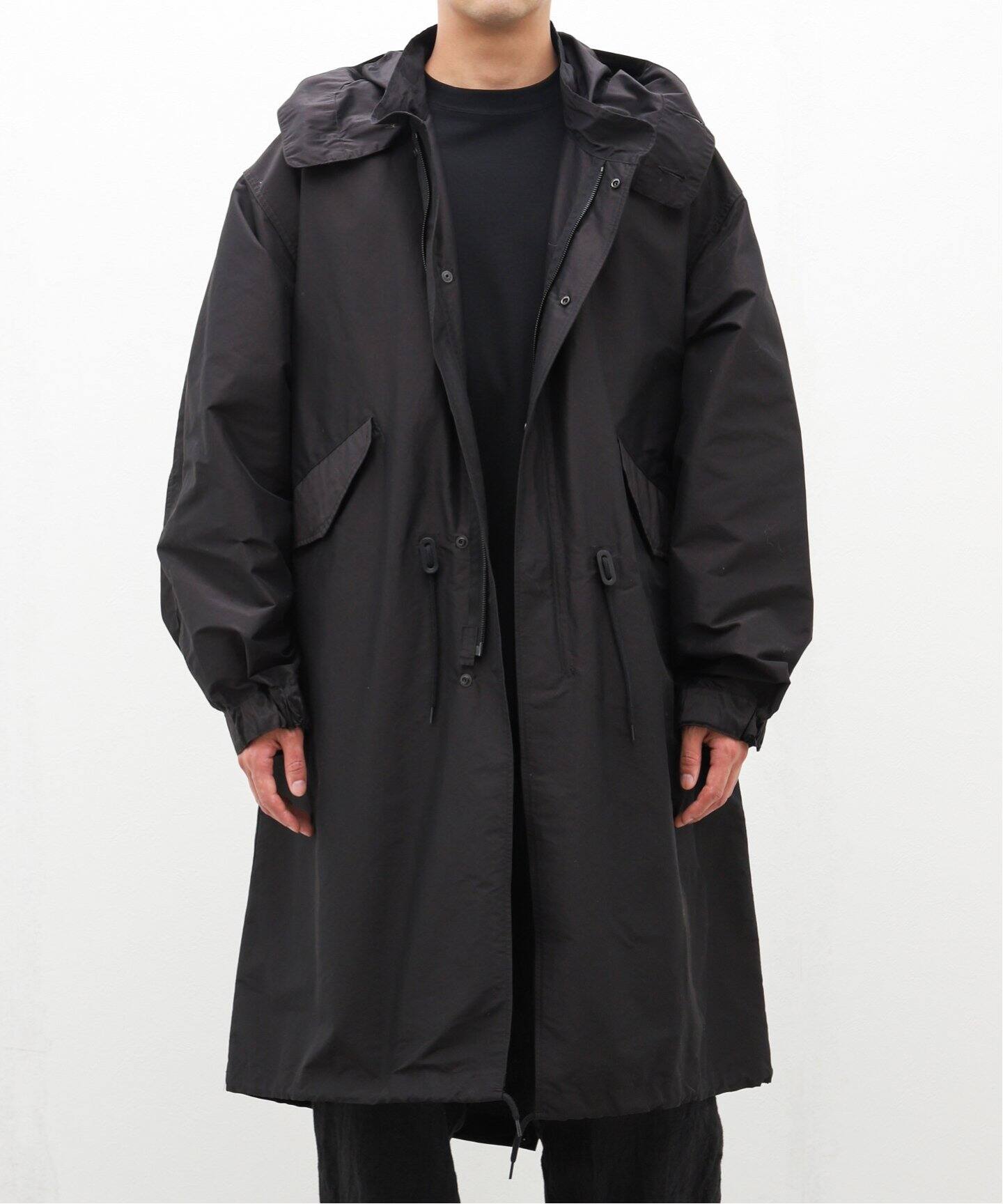 COMOLI (コモリ) コットンシルク フーデッドコート Z01-04001（その他  