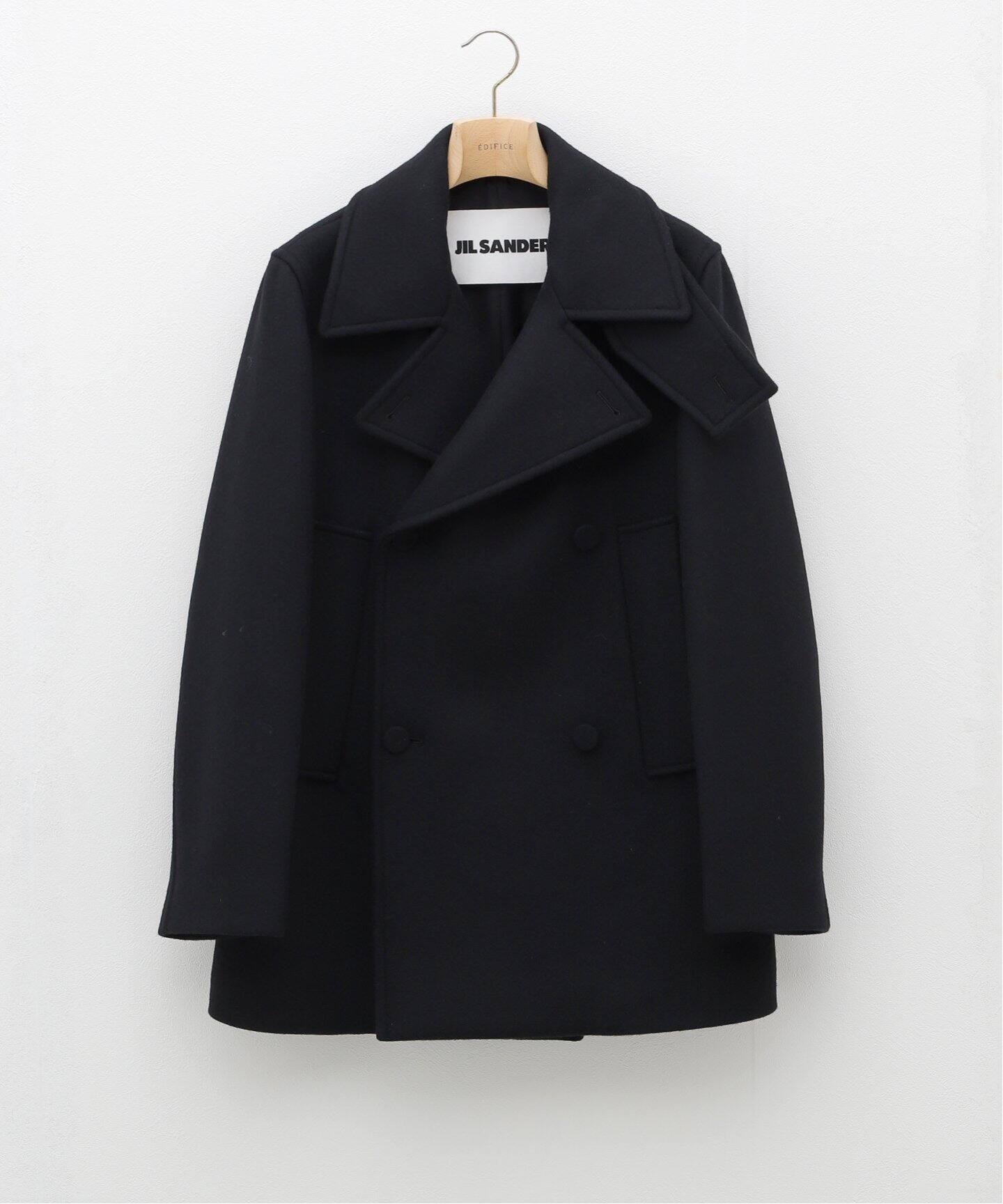 JIL ひかり SANDER+ 21aw ピーコート オーバーサイズ ネイビー46