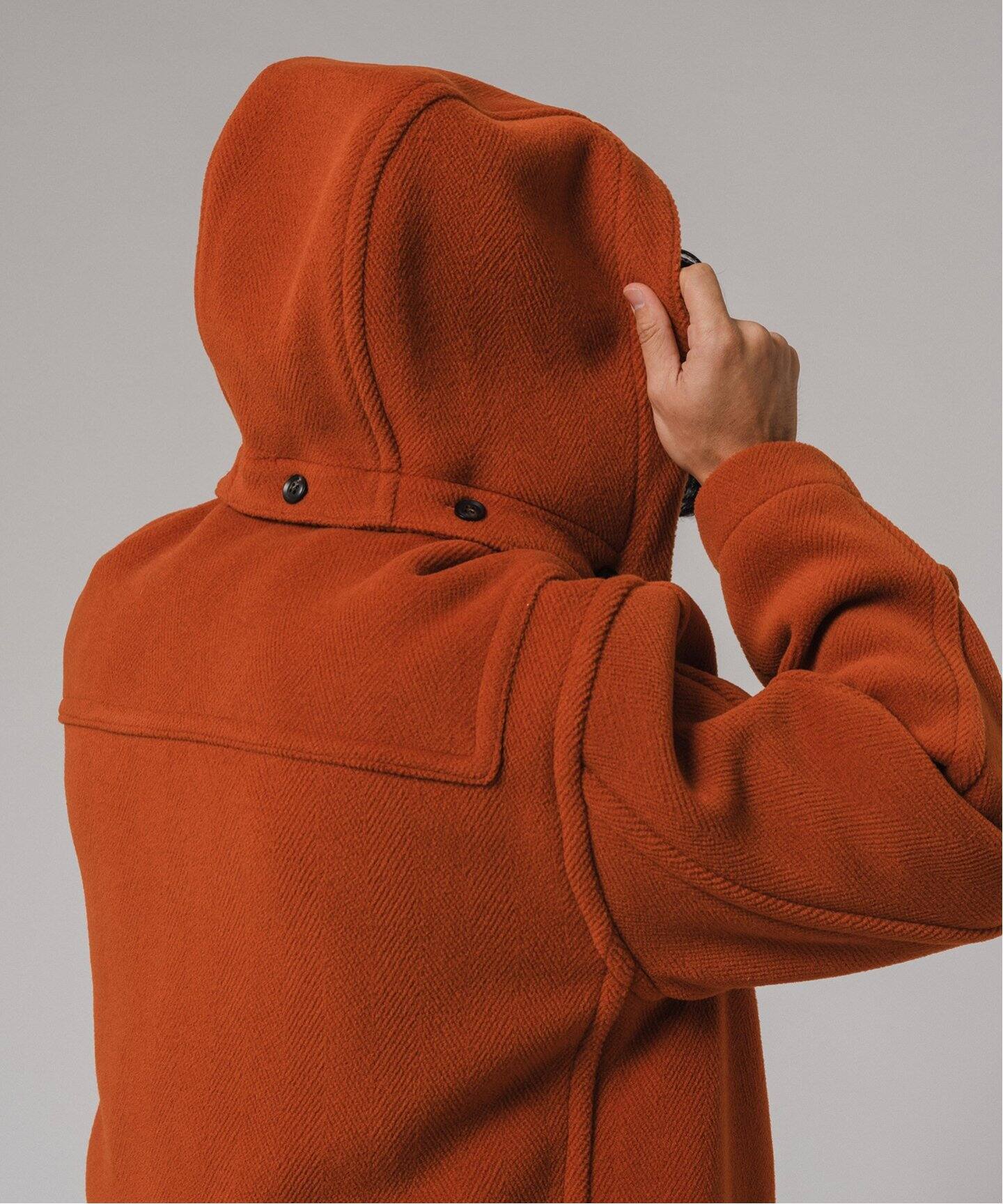 INVERTERE(インバーティア) 別注 デタッチャブルヘリンボンダッフル