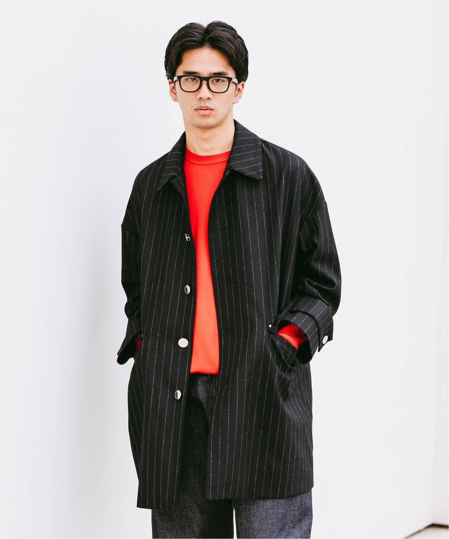 MACKINTOSH(マッキントッシュ) 別注 HUMBIE ストライプ（ステンカラー 