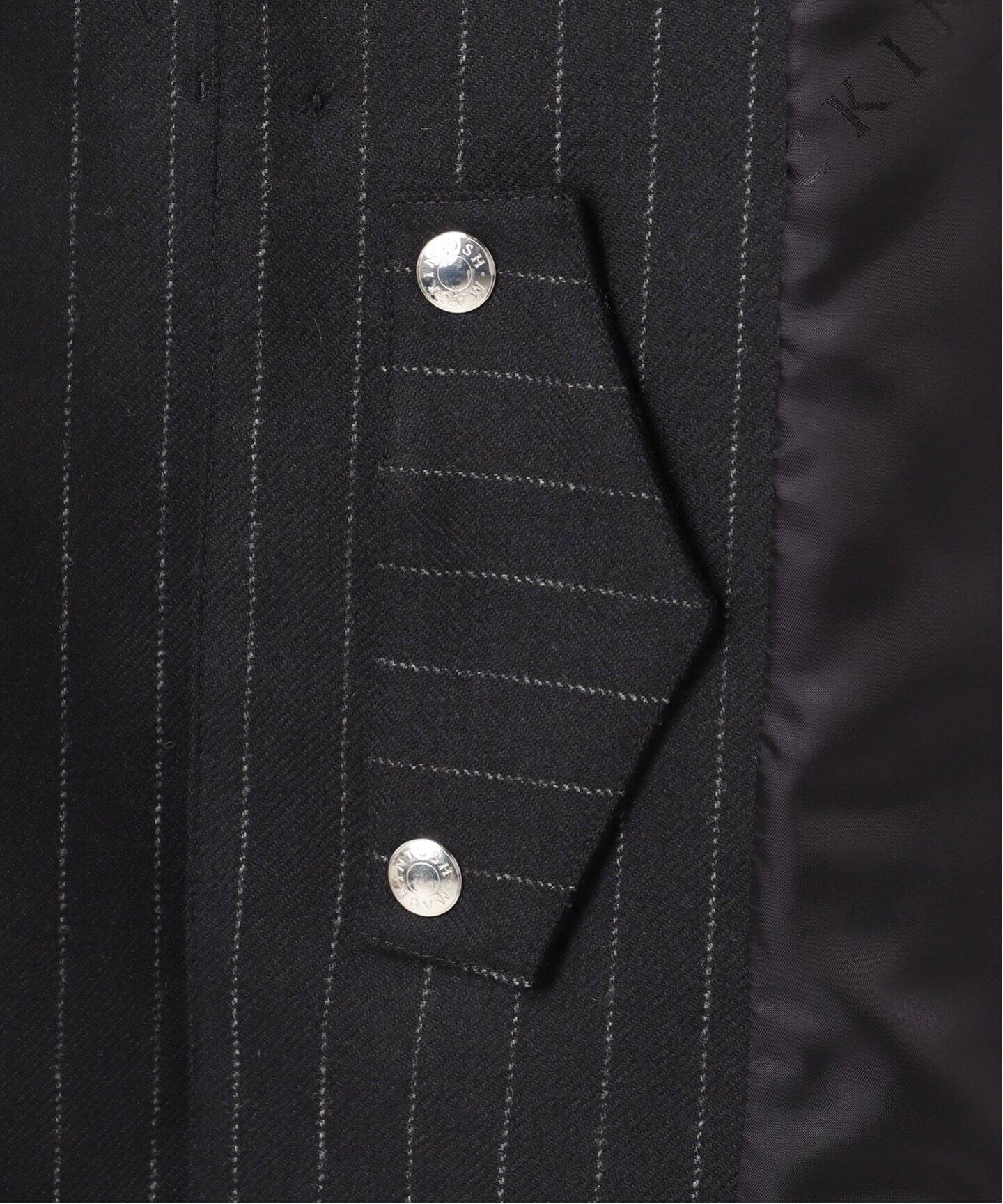 マッキントッシュMACKINTOSH エディフィス別注 HUMBIE ピーコート MACKINTOSH(マッキントッシュ) 別注 HUMBIE/ハンビー ストライプ