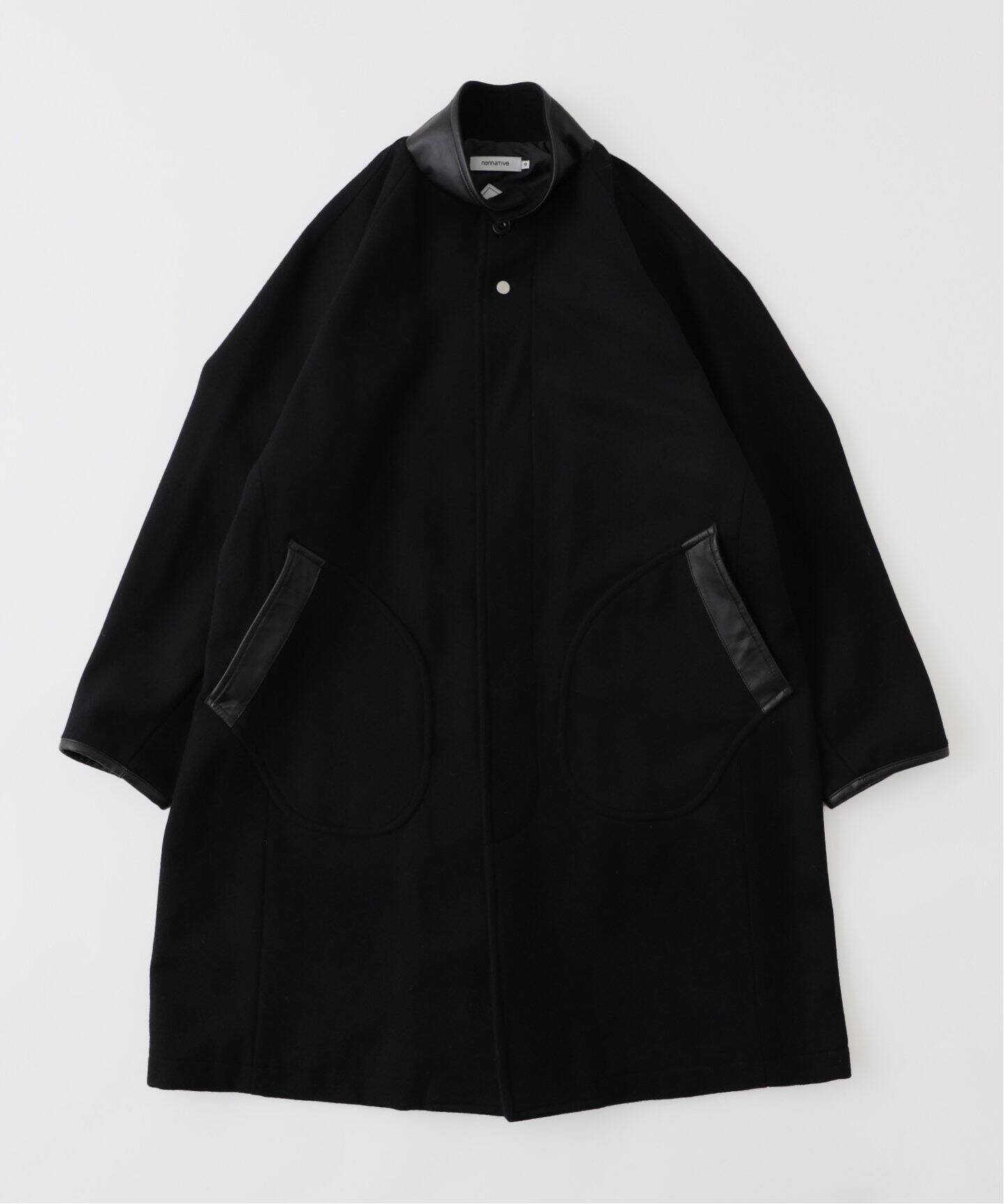 nonnative STRANGER LONG COAT WOOL BEAVER WITH GORE-TEX WINDSTOPPER  