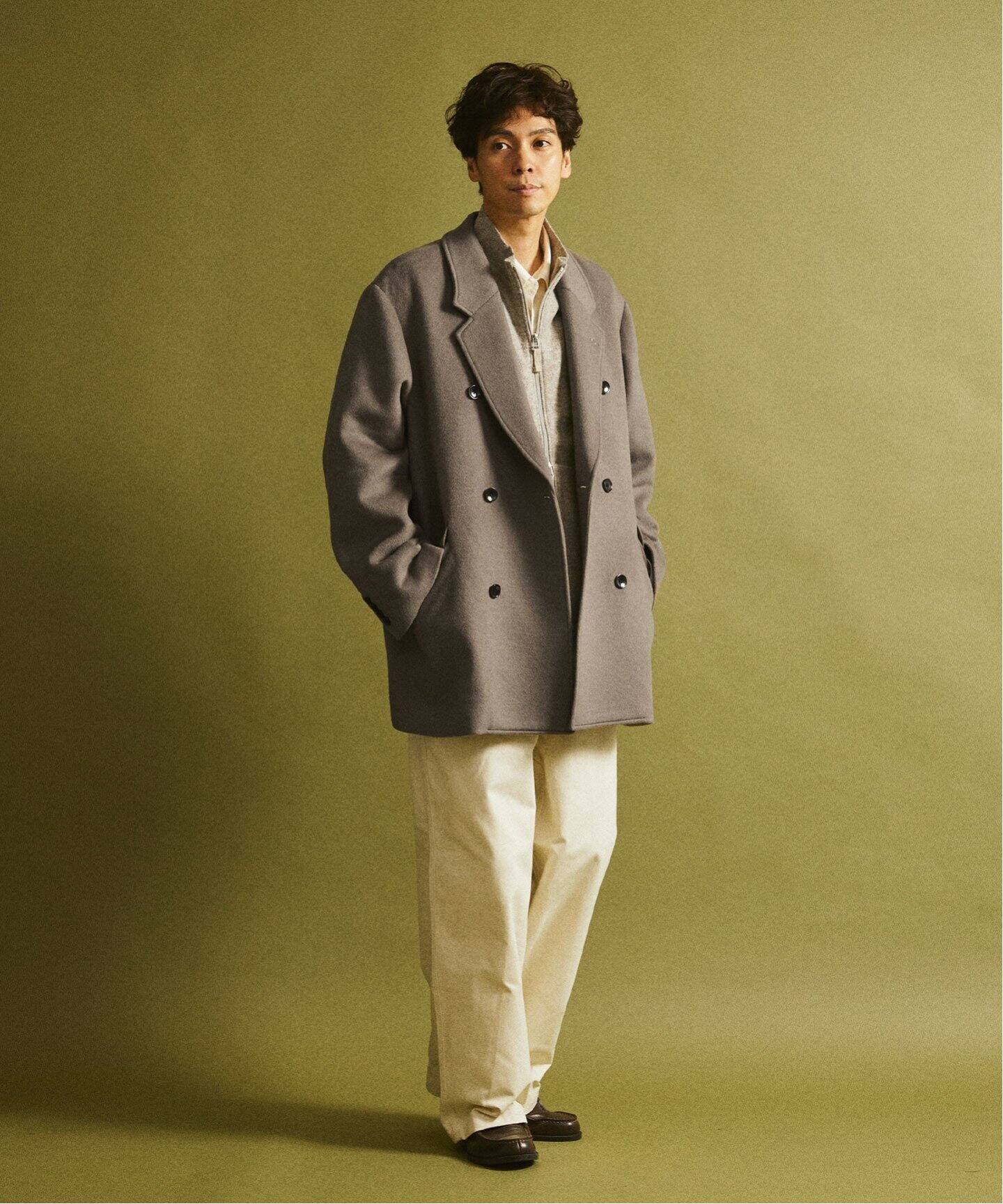 WOOL DOUBLE COAT / ウールダブルコート（チェスターコート）｜417 