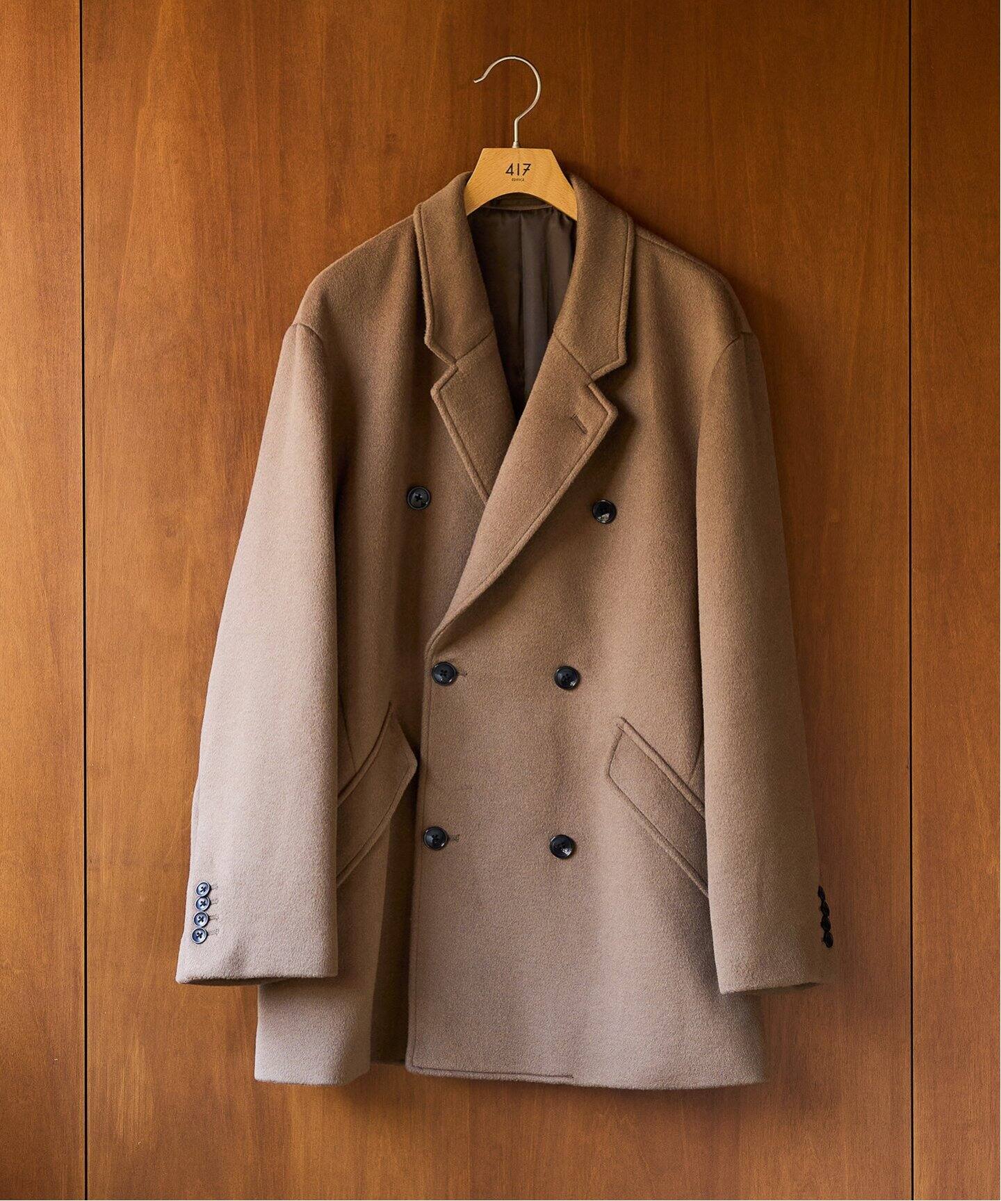 WOOL DOUBLE COAT / ウールダブルコート（チェスターコート）｜417 