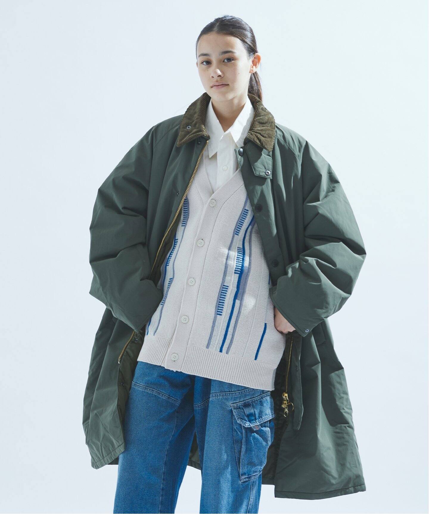 予約》Barbour / バブアー exmoor padded casual coat（中綿 