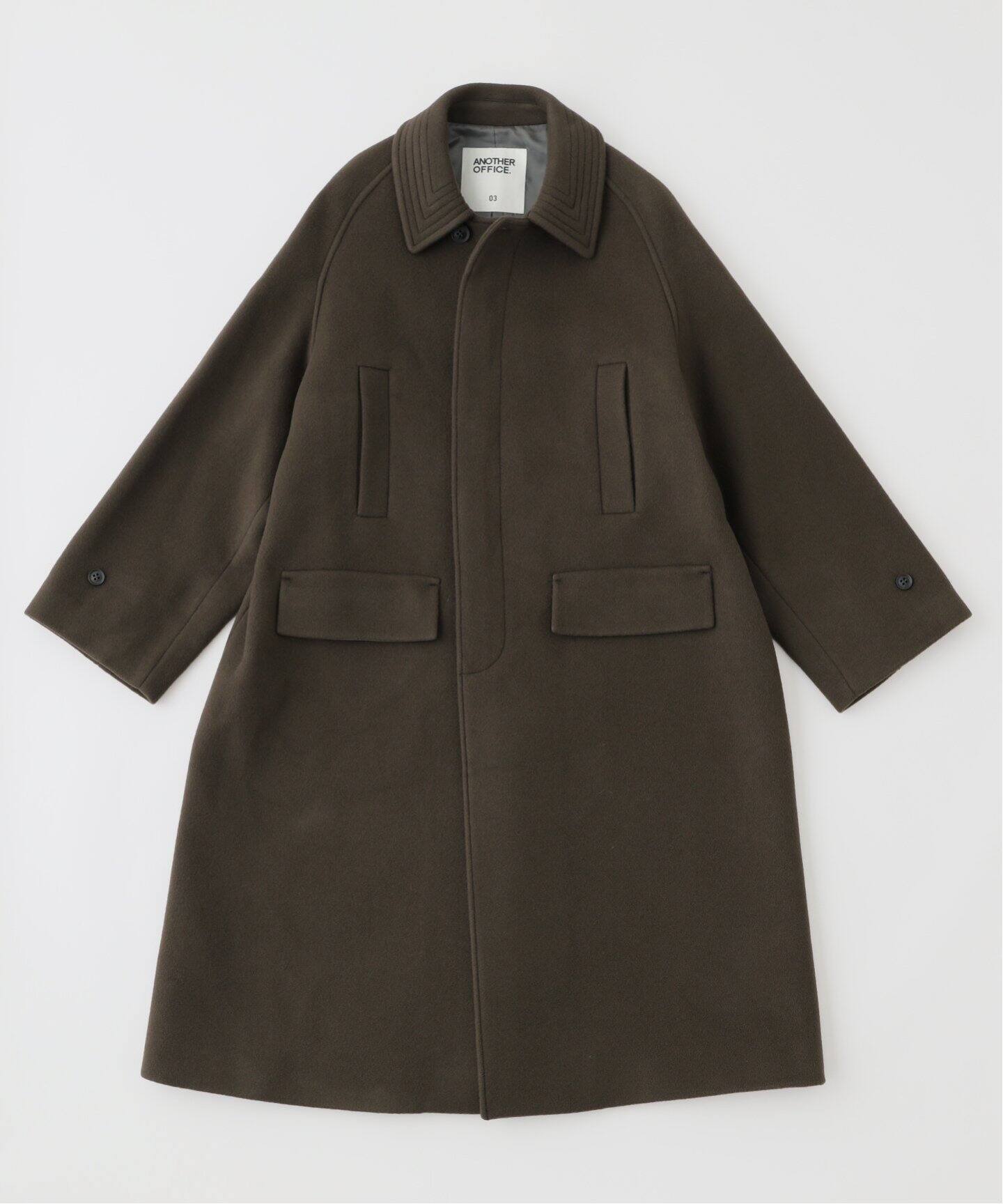 ANOTHER OFFICE / アナザーオフィス VOYAGER BOLD BALMACAAN COAT 