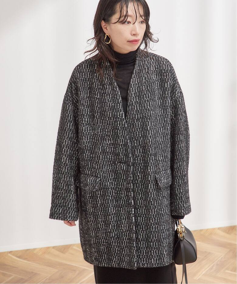 SUPER140S/GIOLICAコクーンコート（ノーカラーコート）｜JOURNAL 