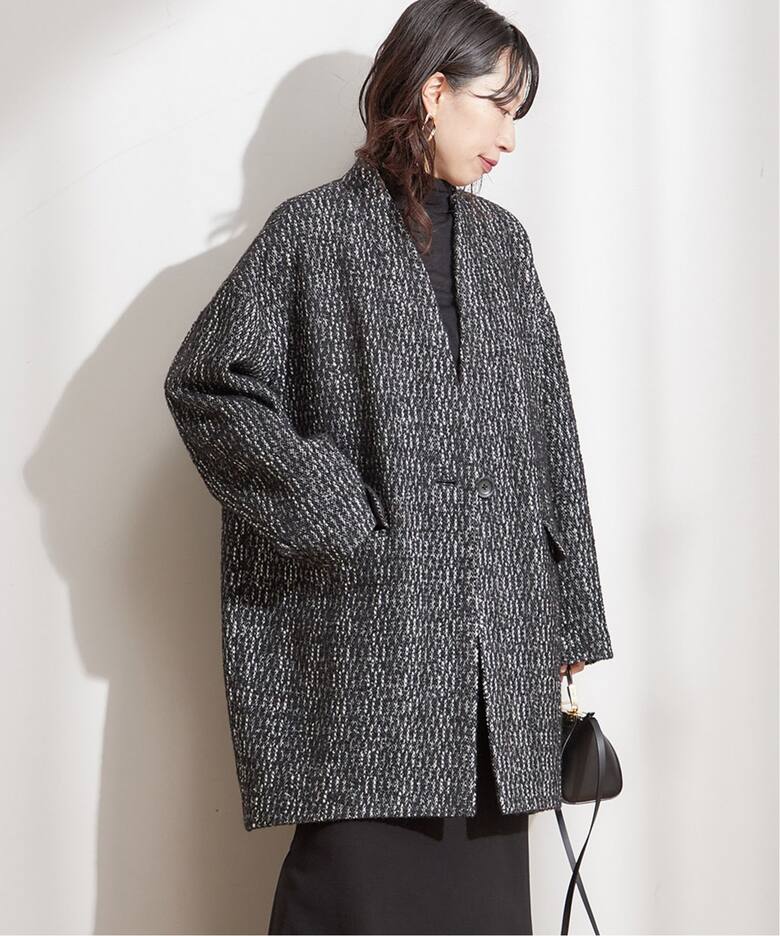 SUPER140S/GIOLICAコクーンコート（ノーカラーコート）｜JOURNAL 