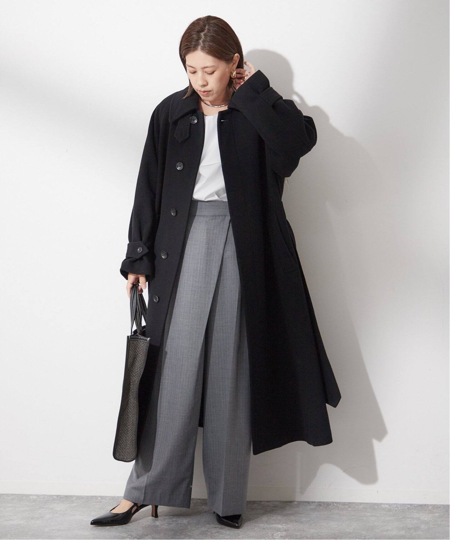 モッサ/GIOLICAチェックバルカラーコート（その他ブルゾン／アウター  