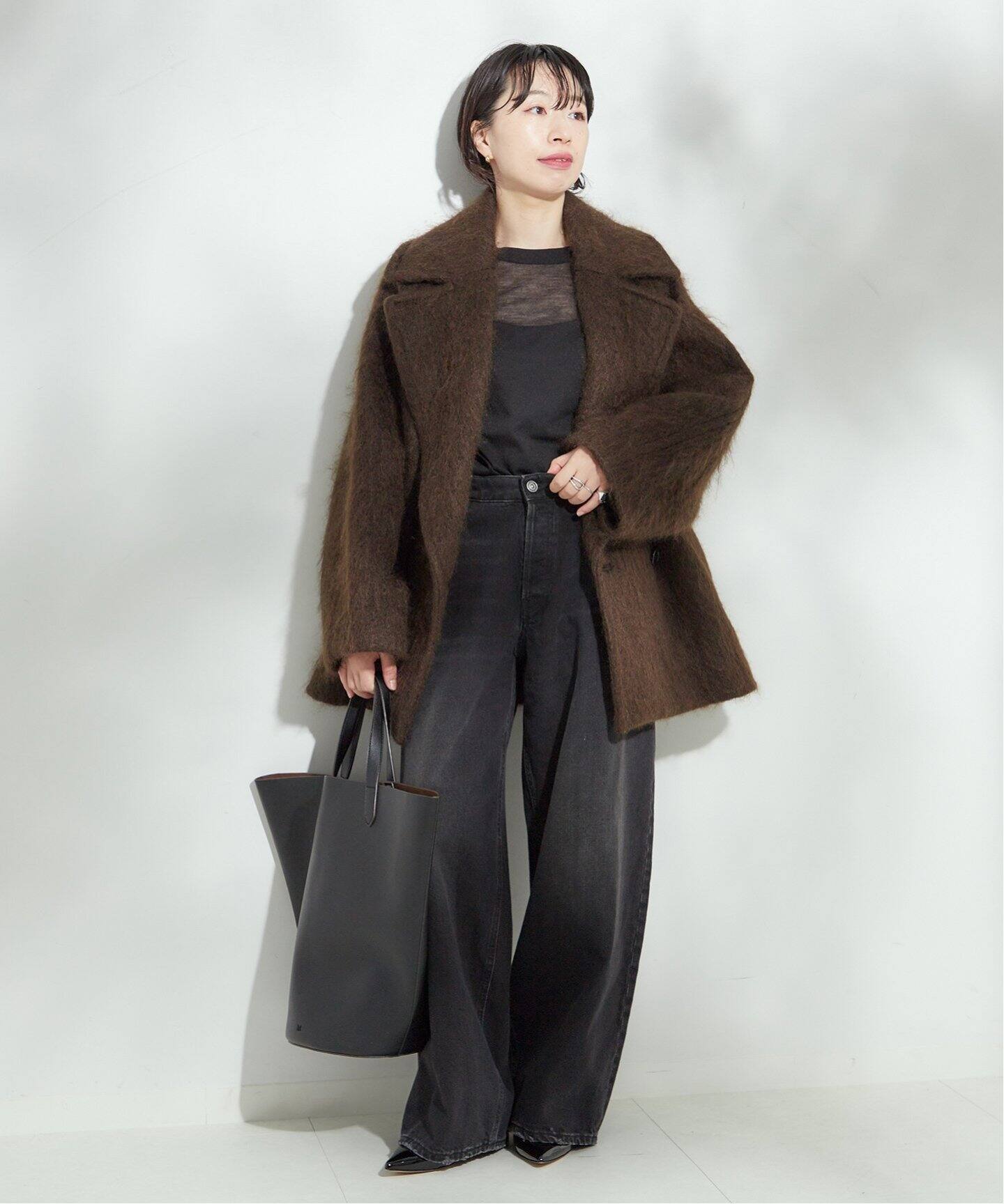 モヘヤMIXシャギーダブルコート（その他ブルゾン／アウター）｜JOURNAL  