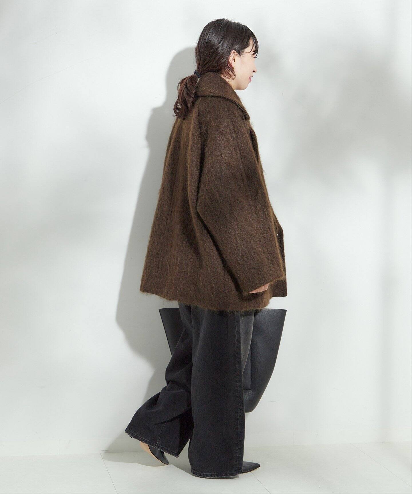 モヘヤMIXシャギーダブルコート（その他ブルゾン／アウター）｜JOURNAL  