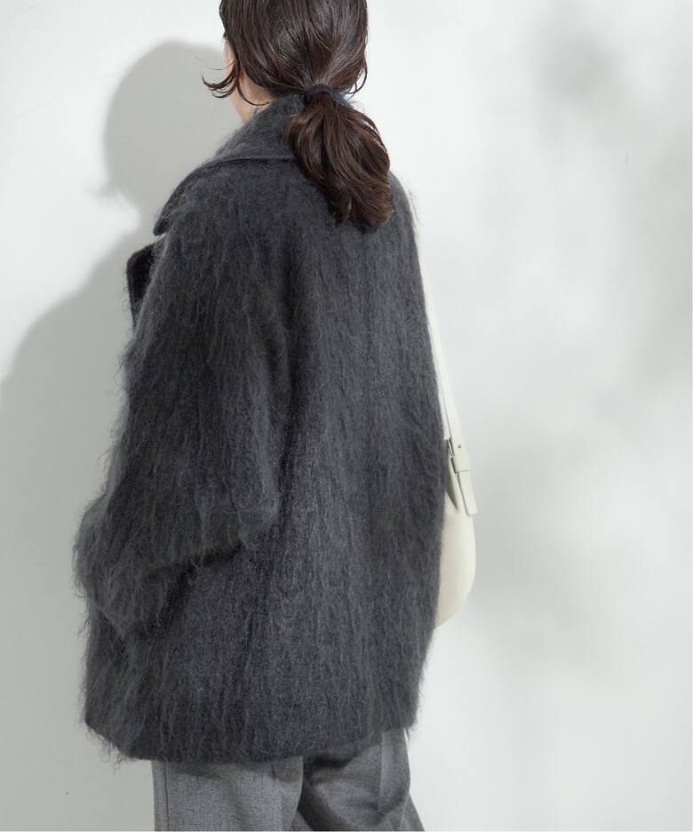 モヘヤMIXシャギーダブルコート（その他ブルゾン／アウター）｜JOURNAL  