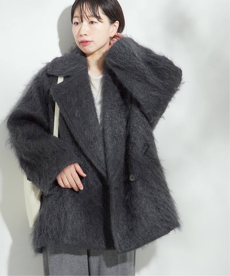 モヘヤMIXシャギーダブルコート（その他ブルゾン／アウター）｜JOURNAL  