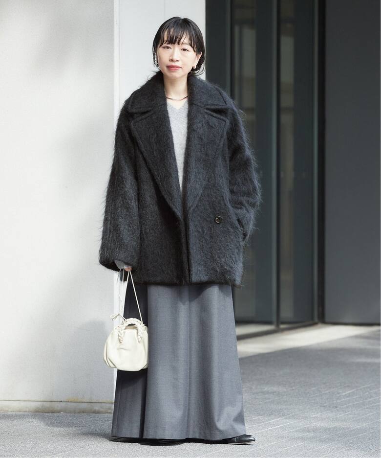 モヘヤMIXシャギーダブルコート（その他ブルゾン／アウター）｜JOURNAL  