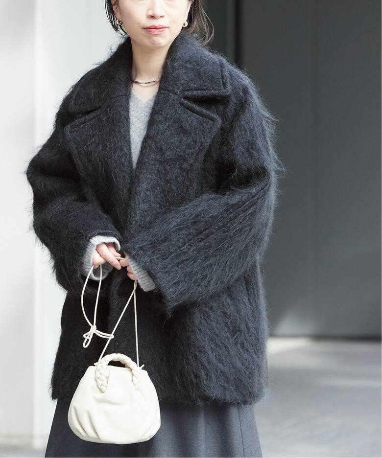 モヘヤMIXシャギーダブルコート（その他ブルゾン／アウター）｜JOURNAL  