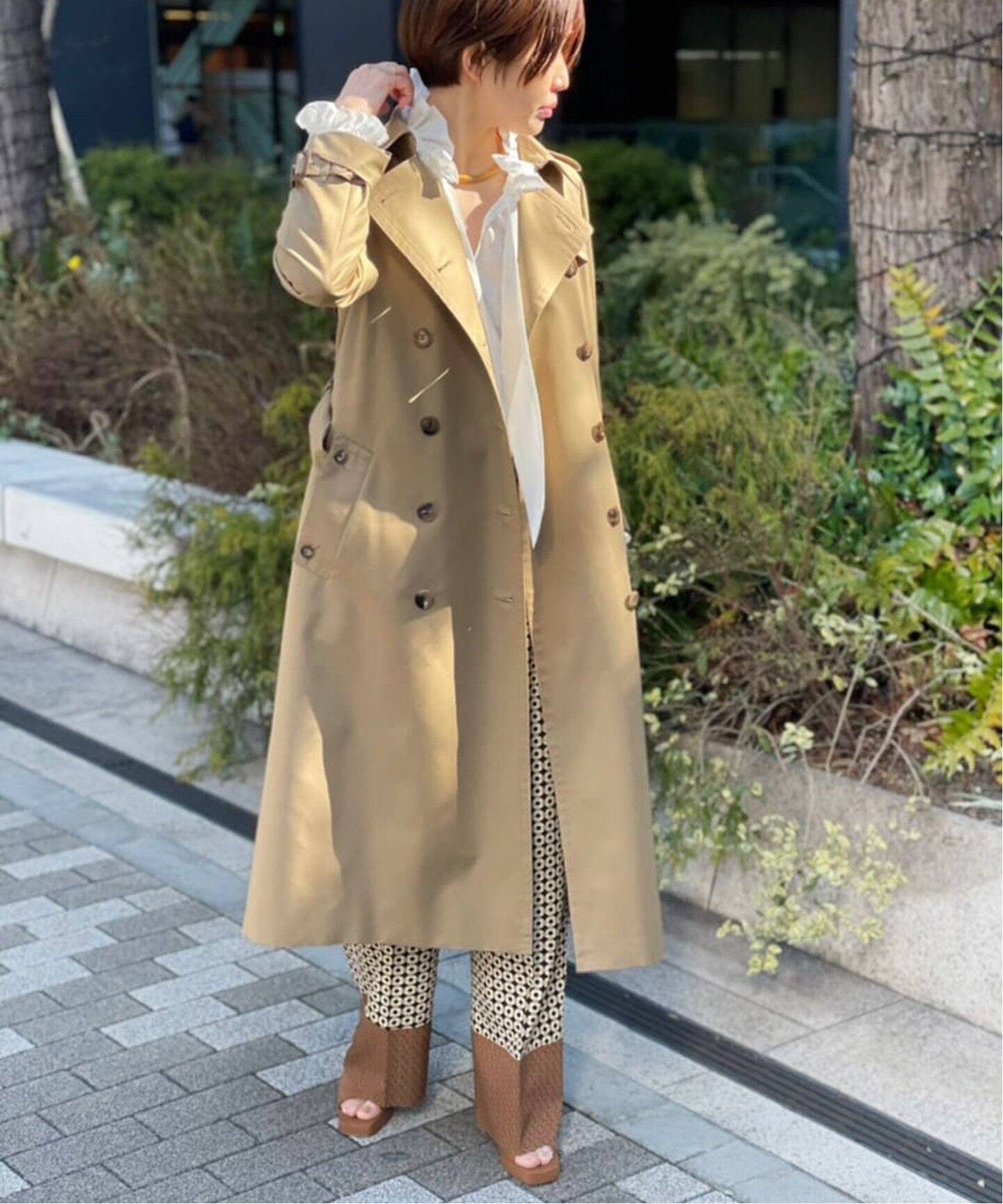 Aquascutum/アクアスキュータム】L114 トレンチコート（トレンチコート  