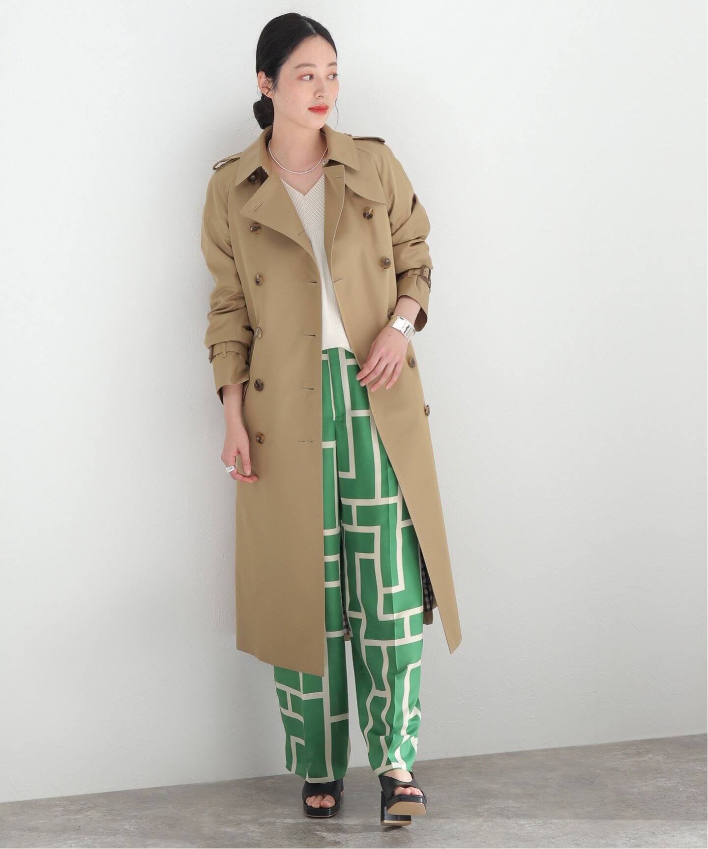 Aquascutum/アクアスキュータム】L114 トレンチコート（トレンチコート 