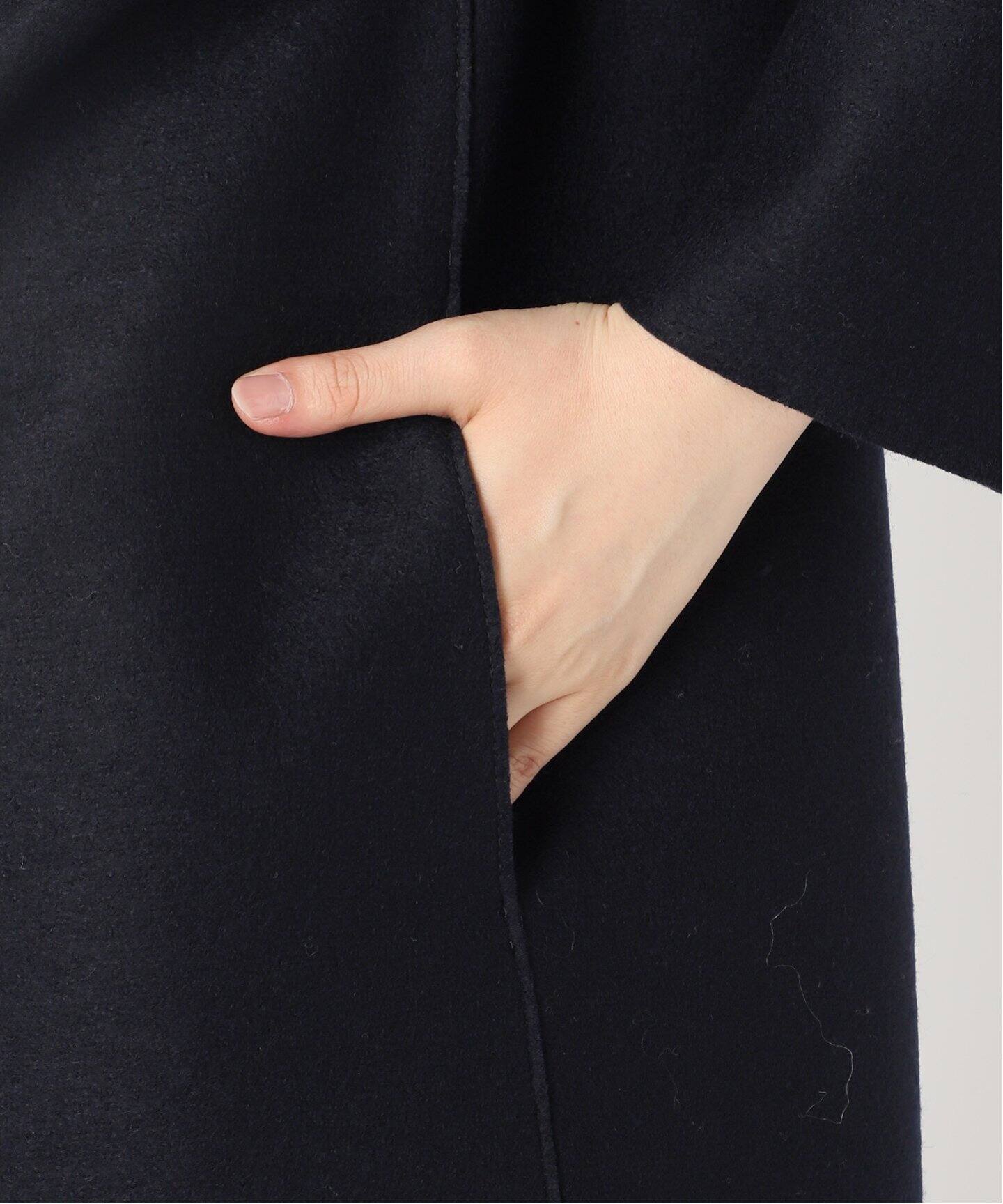 別注【HARRIS WHARF LONDON】Women dropped shoulder d.b.coa：コート  