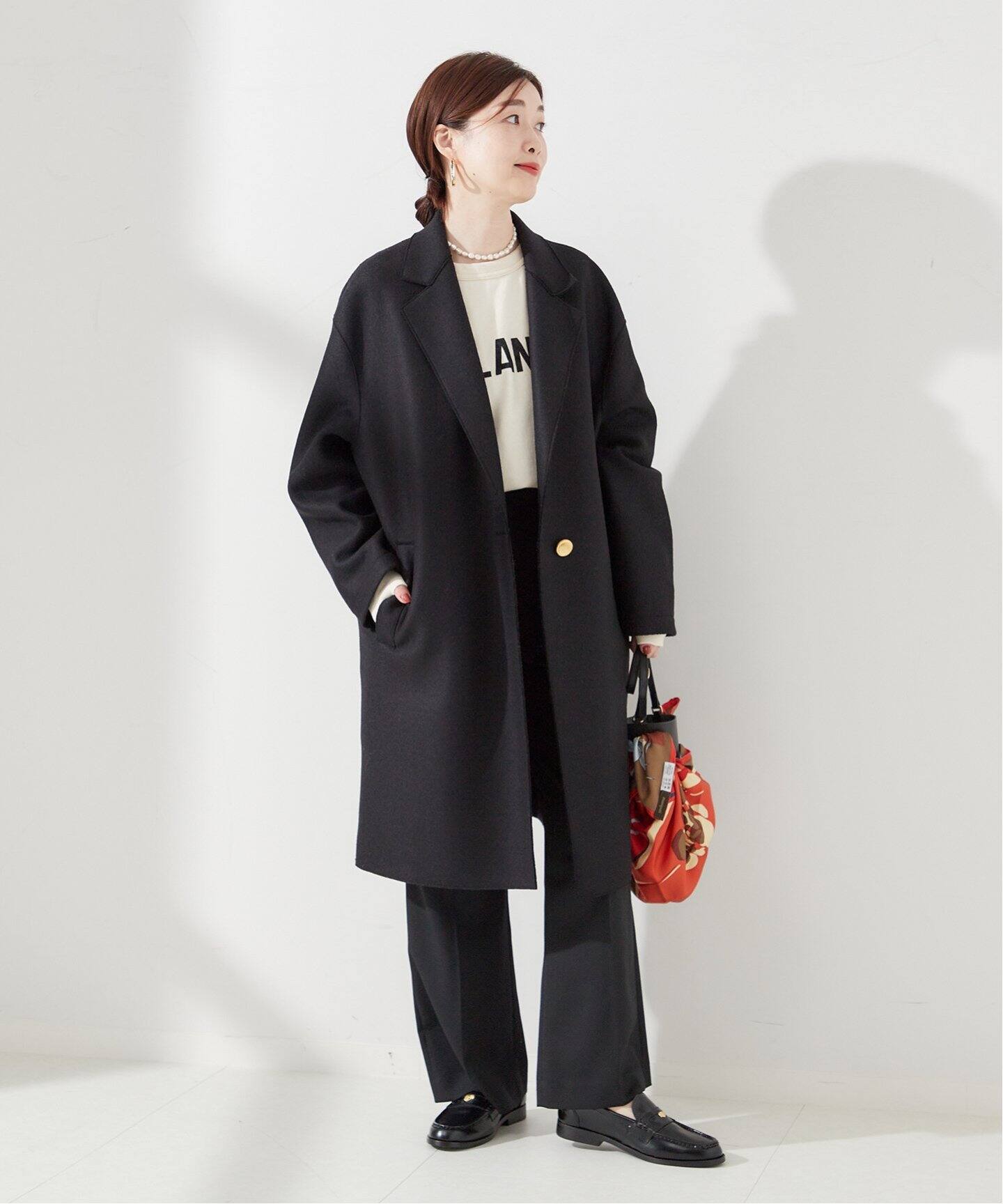 別注【HARRIS WHARF LONDON】Women oversized coat：コート（その他 